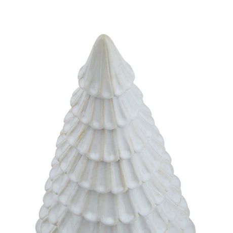 white ceramic fir tree