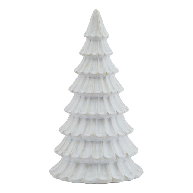 white ceramic fir tree