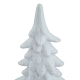 large snowy fir tree