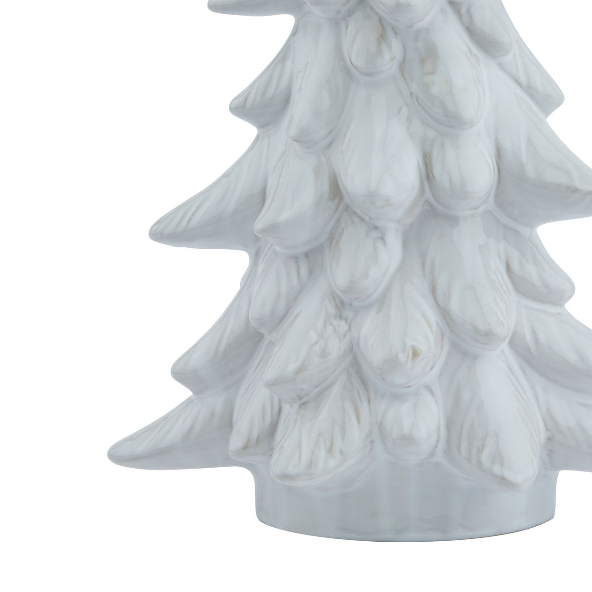large snowy fir tree