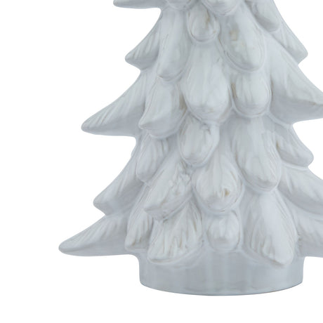 large snowy fir tree