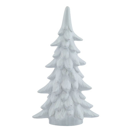 large snowy fir tree