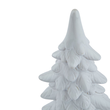 medium snowy fir tree