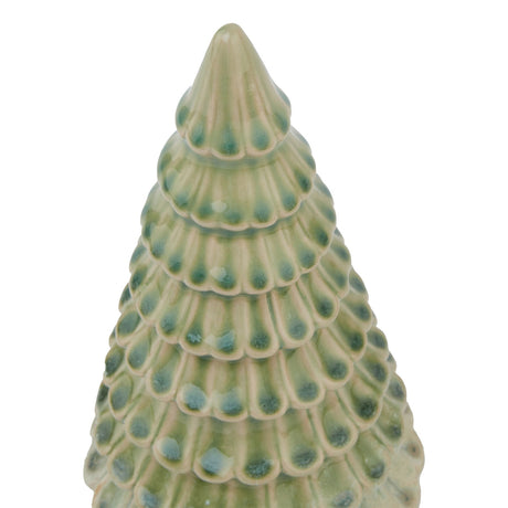 light green ceramic fir tree