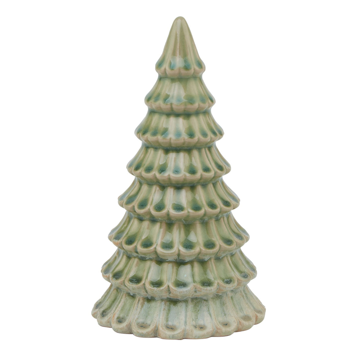 light green ceramic fir tree