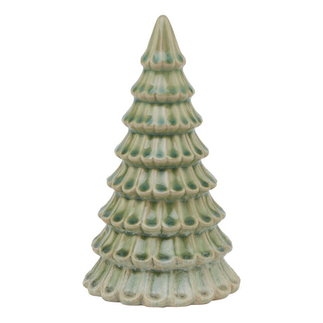 light green ceramic fir tree