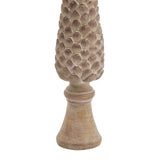 medium pinecone sculpture on base