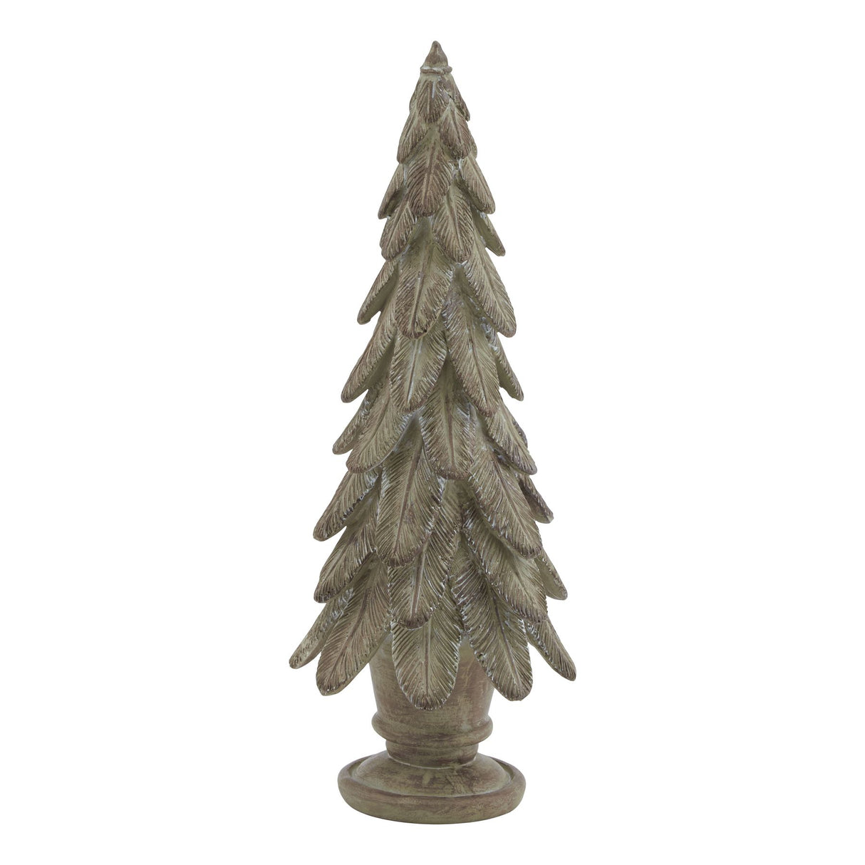 large spruce tree sculpture
