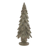large spruce tree sculpture