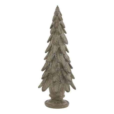 large spruce tree sculpture