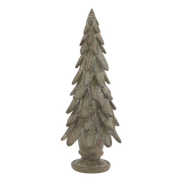 large spruce tree sculpture