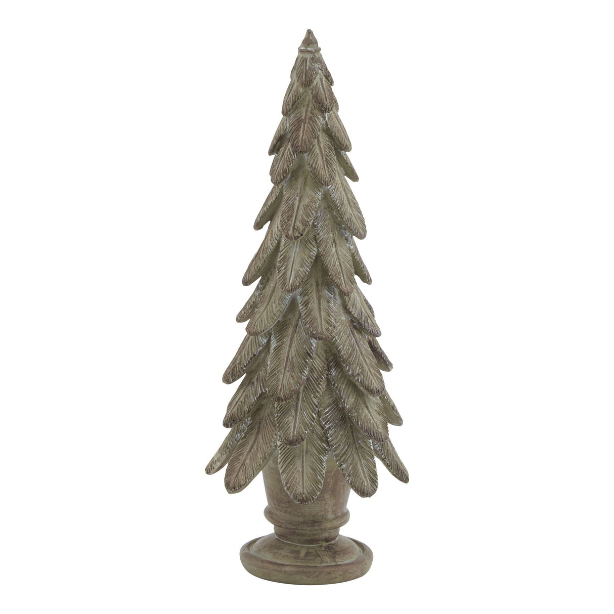 Solange Large Pinecone Ornament With Gold Accents