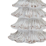 medium snowy fir tree sculpture