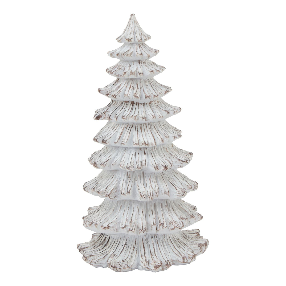 Odile Medium Snowy Fir Tree Sculpture