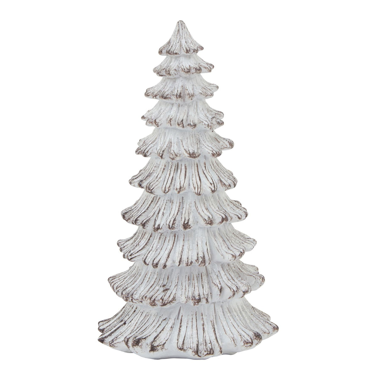 Elvire Snowy Fir Tree Sculpture (Small)