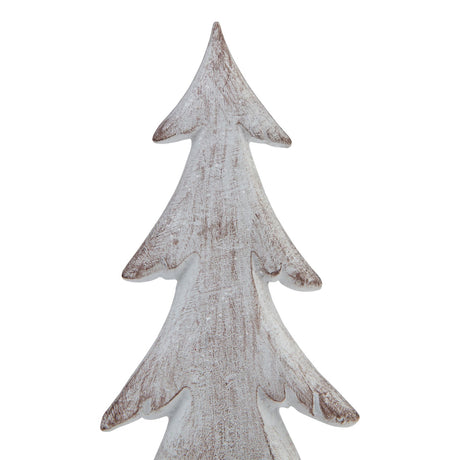 large snowy forest tree sculpture