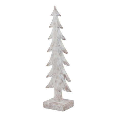 large snowy forest tree sculpture