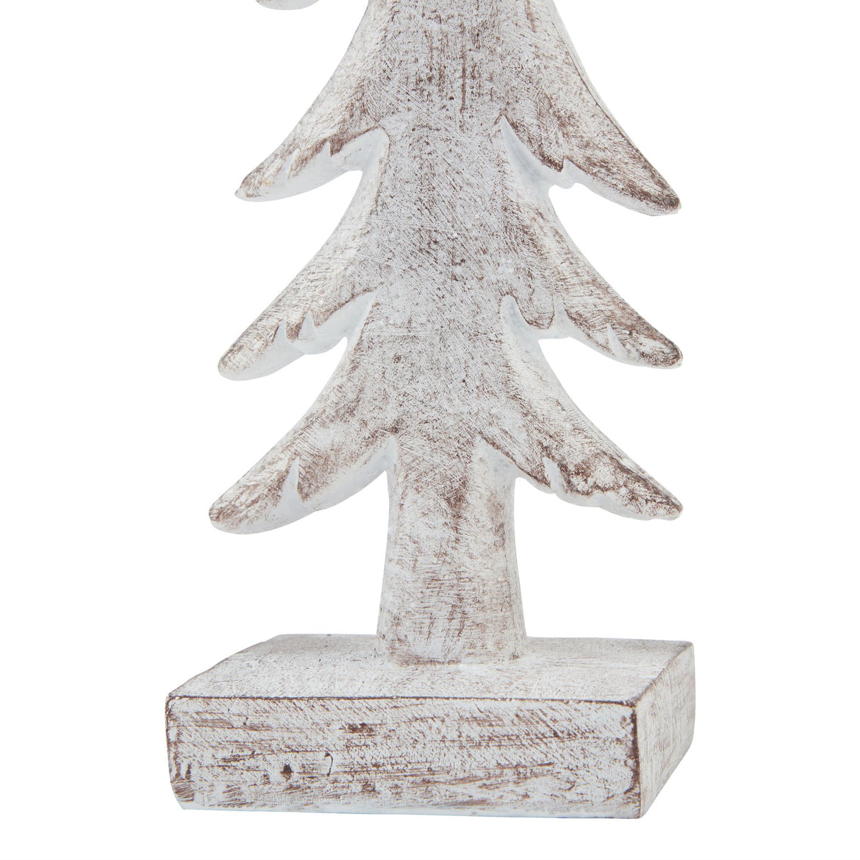 medium snowy forest tree sculpture