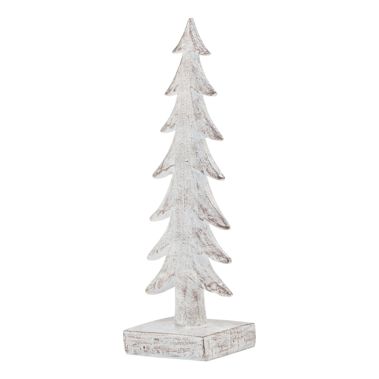 medium snowy forest tree sculpture