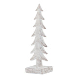medium snowy forest tree sculpture