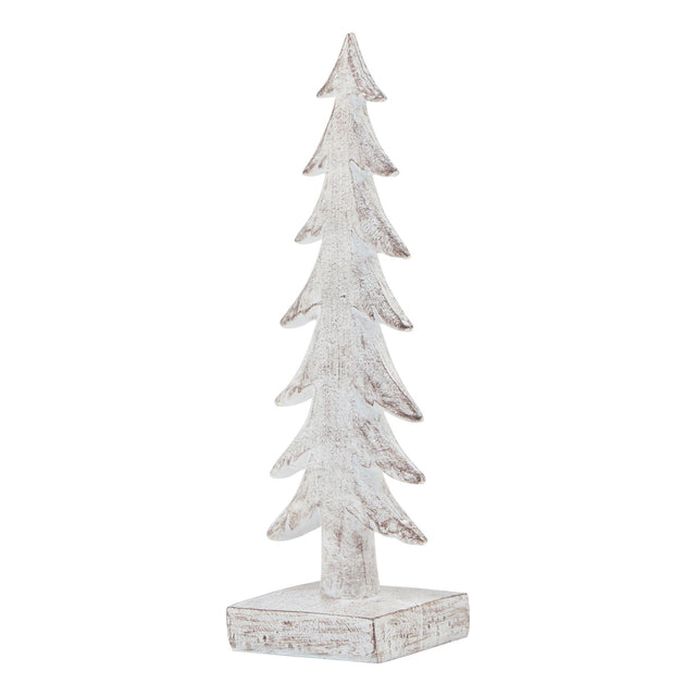 medium snowy forest tree sculpture
