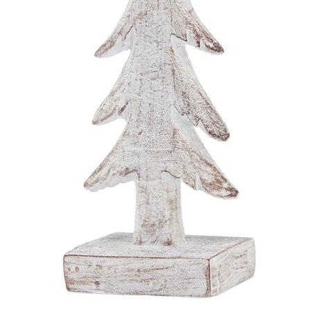 small snowy forest tree sculpture