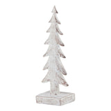 small snowy forest tree sculpture