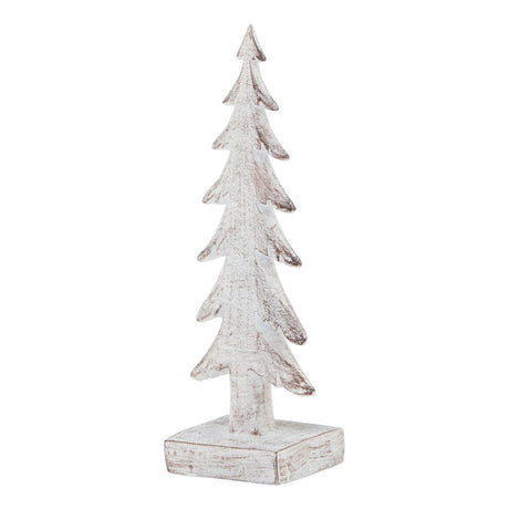 small snowy forest tree sculpture