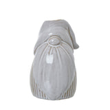 white gonk taper candle holder