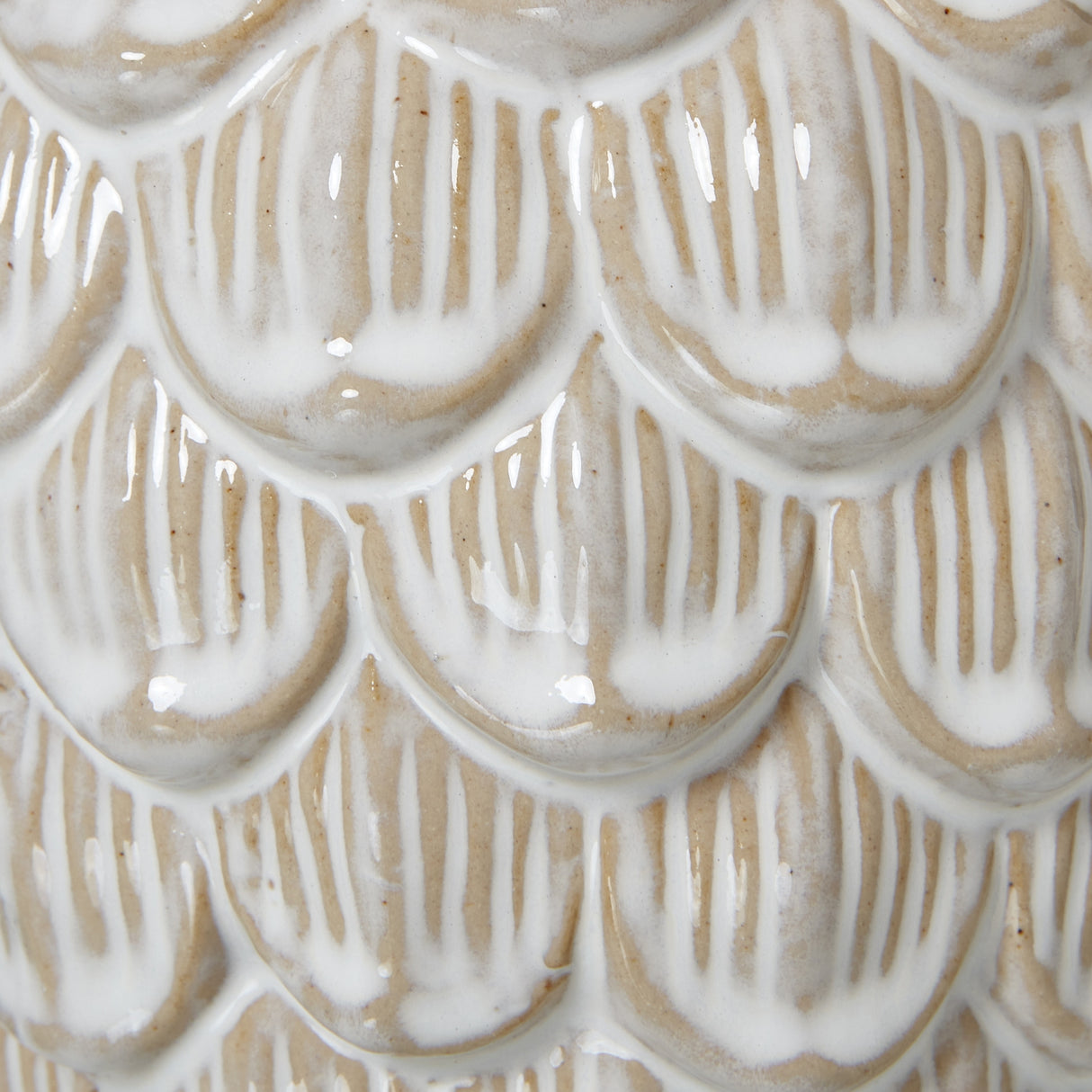 Solène Large Ceramic Pine Cone Trinket Dish With Lid