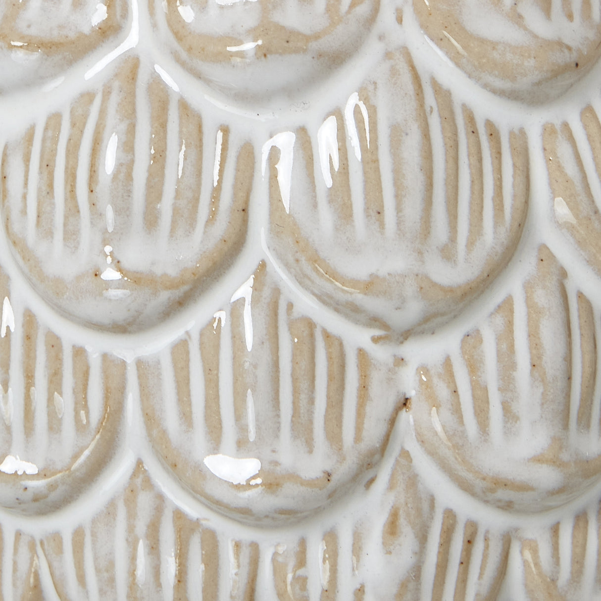 Solène Medium Ceramic Pine Cone Trinket Dish With Lid
