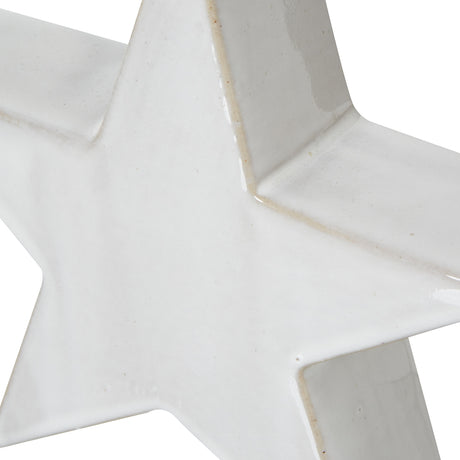 large ceramic standing star decoration