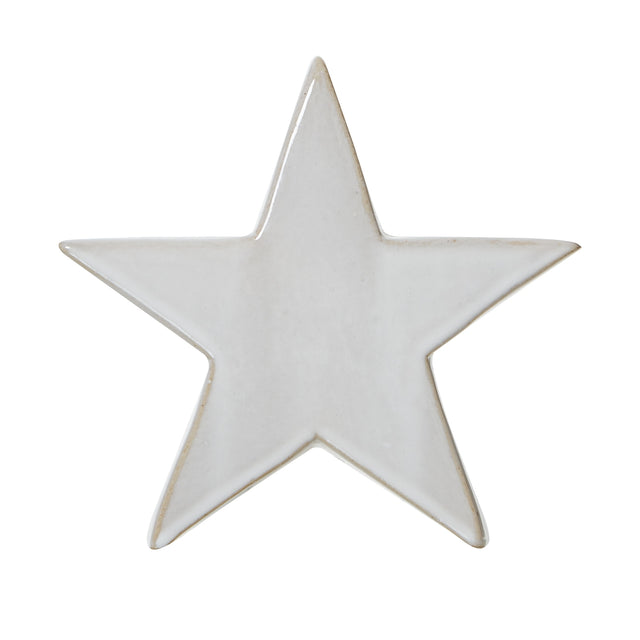 medium ceramic standing star decoration