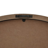 embossed wall clock with glass