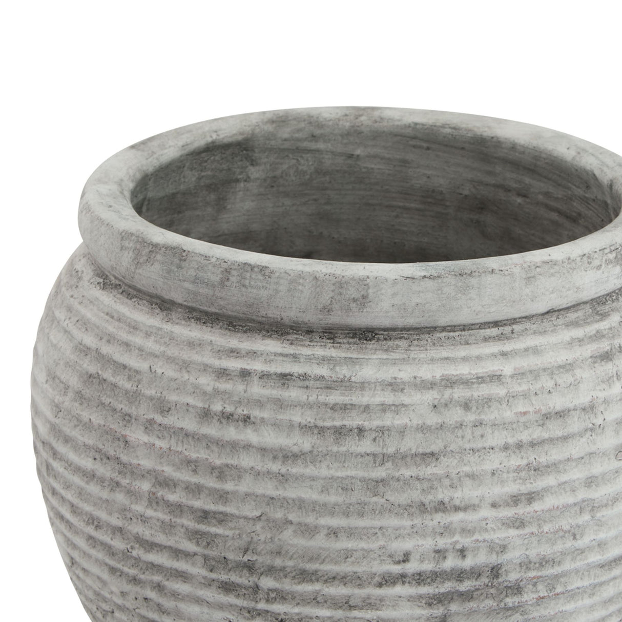 athena rimmed plant pot