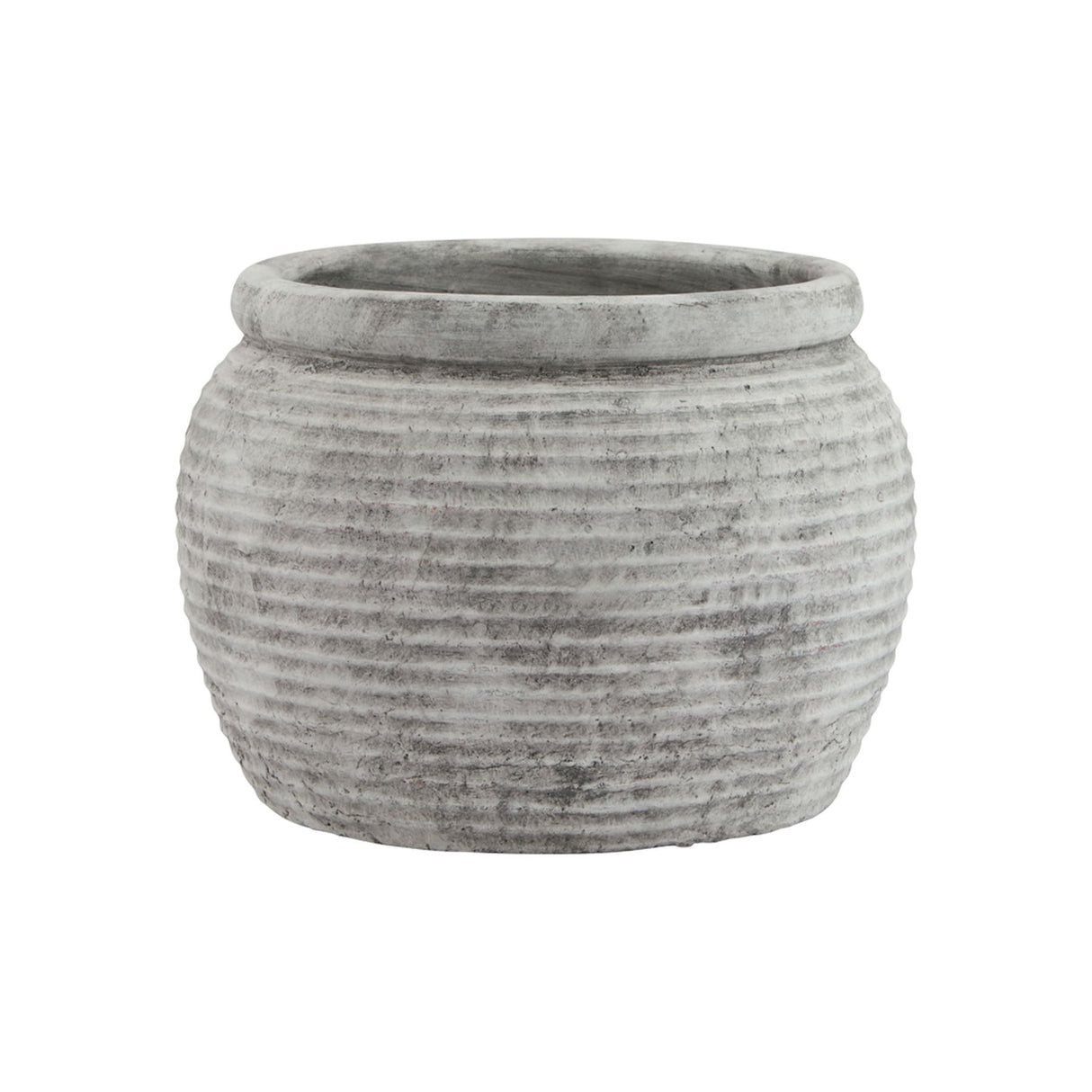 athena rimmed plant pot