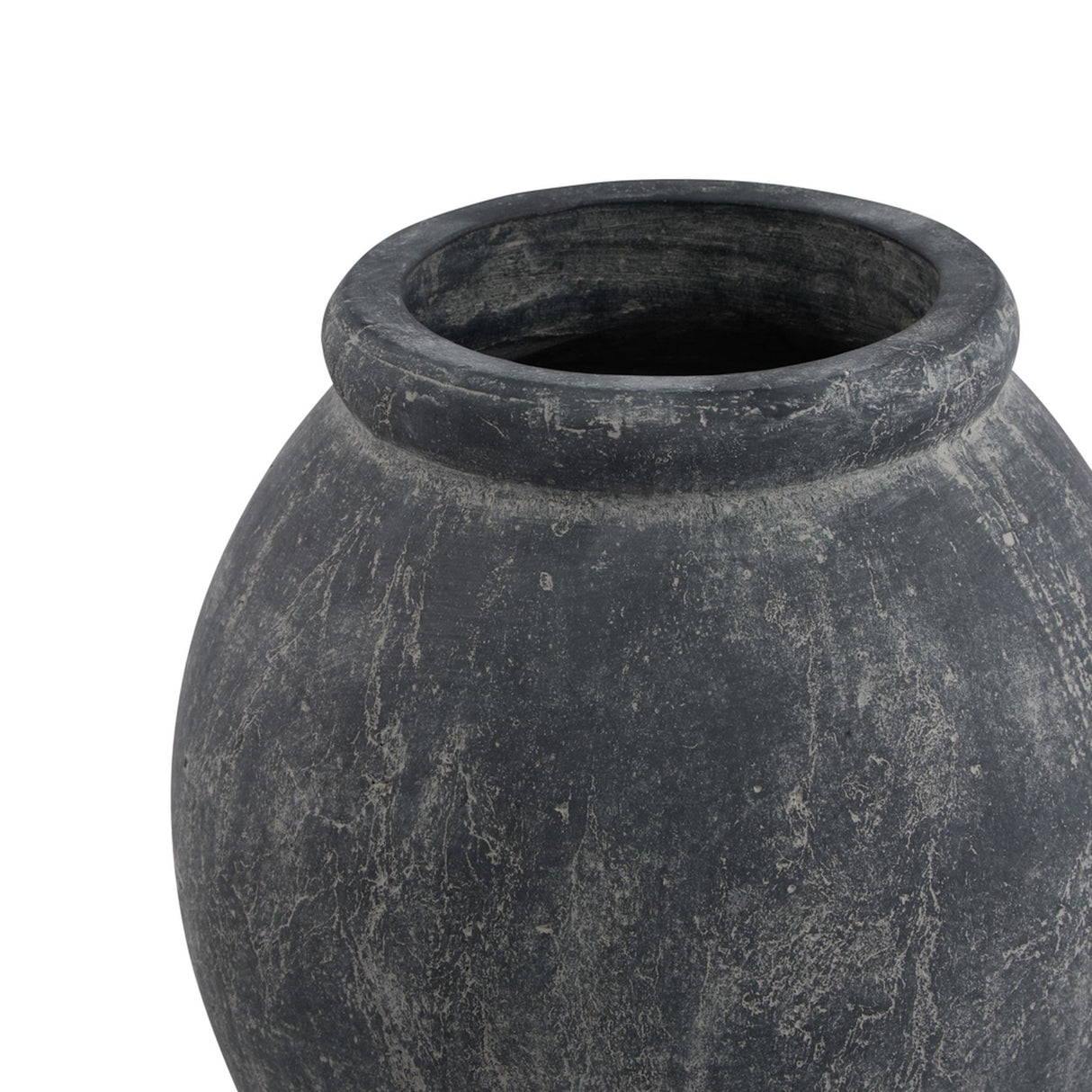 amalfi grey jar shaped planter