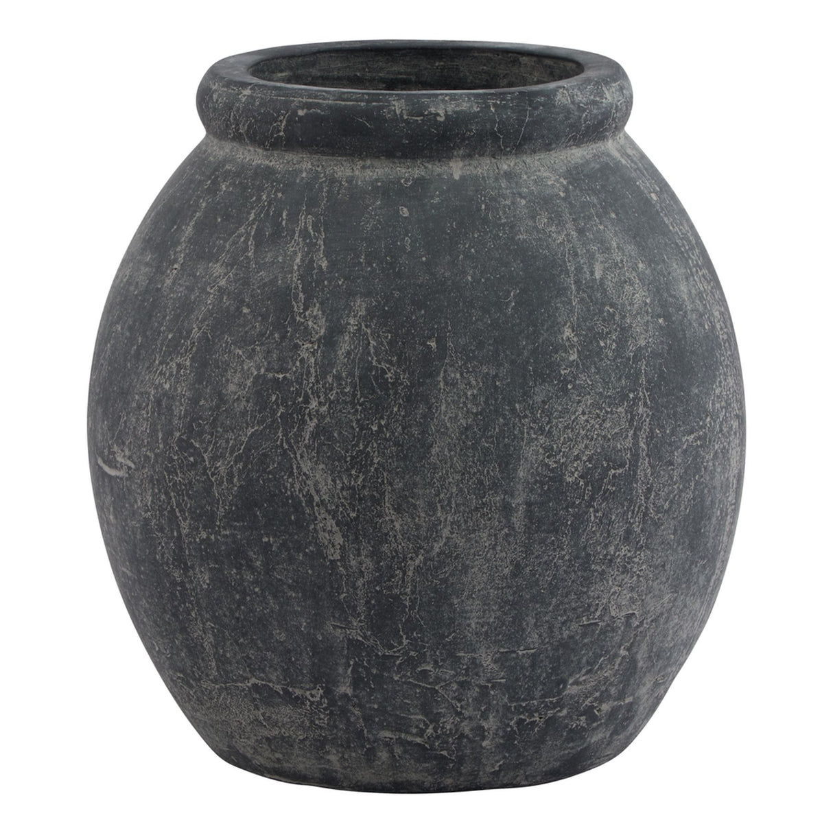 amalfi grey jar shaped planter