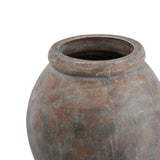 siena brown jar shaped planter