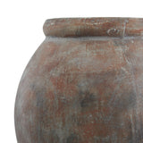 siena brown jar shaped planter