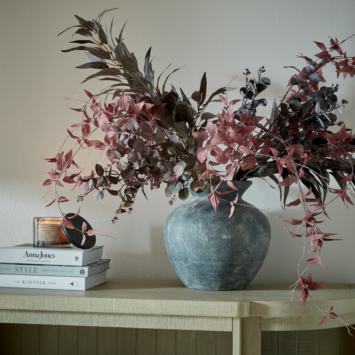 amalfi grey vase