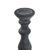 amalfi large grey column candle holder