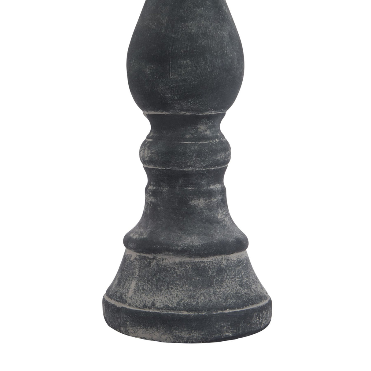 amalfi large grey column candle holder