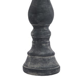 amalfi large grey column candle holder