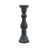 amalfi large grey column candle holder