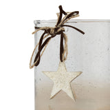coffee ombre collection large candle holder votive with star