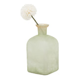 smoked sage and aged brass large candle holder vase