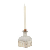 Lorene Dipped and Aged Brass Candle Holder Vase