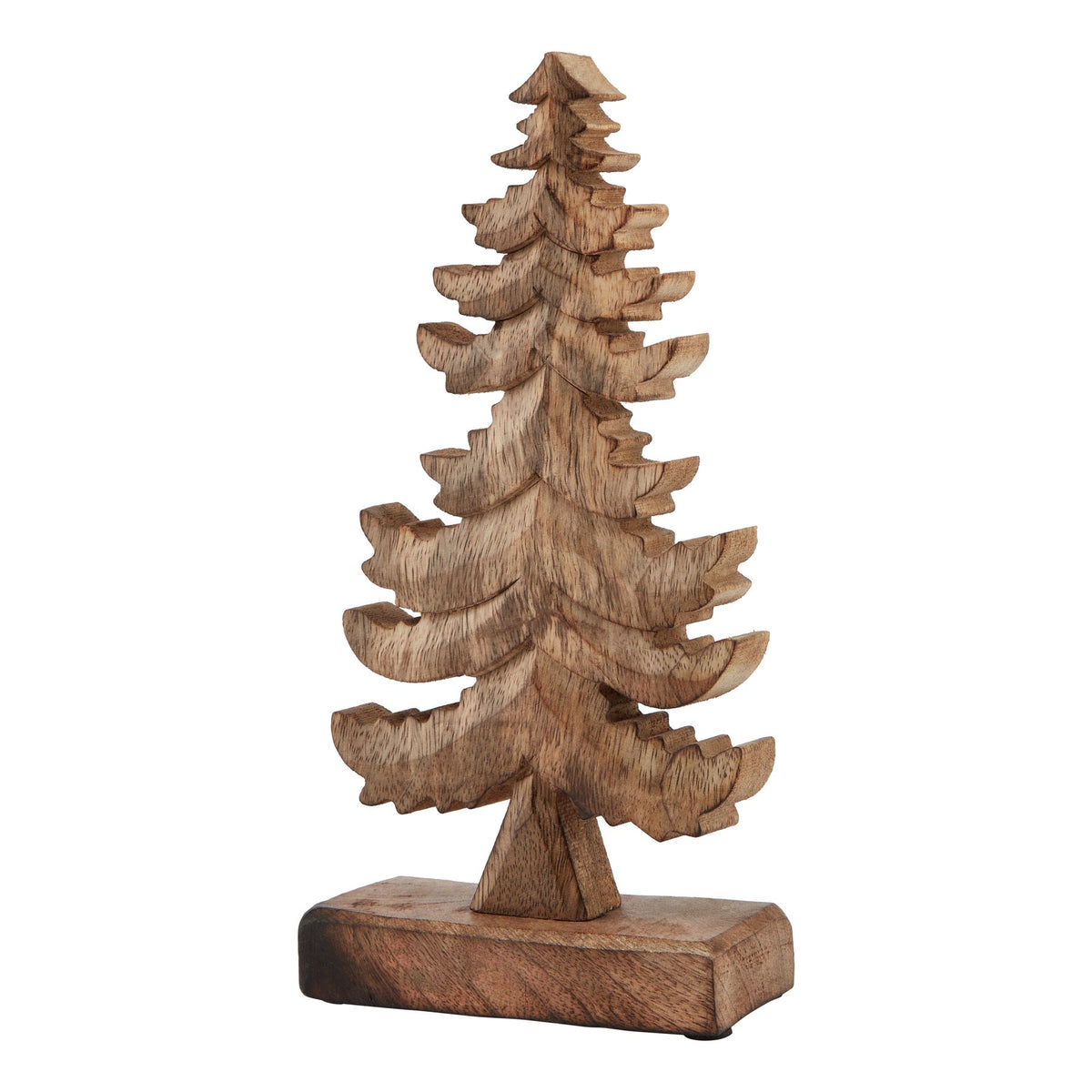 natural wooden christmas tree