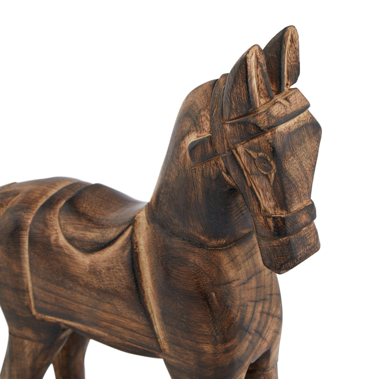 natural rocking horse
